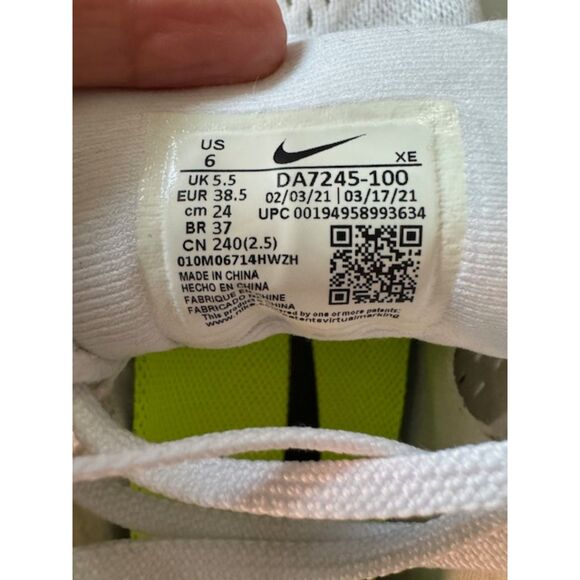 Nike Air Zoom Vomero 16 running sneakers, size 38.5 - Picture 8 of 11